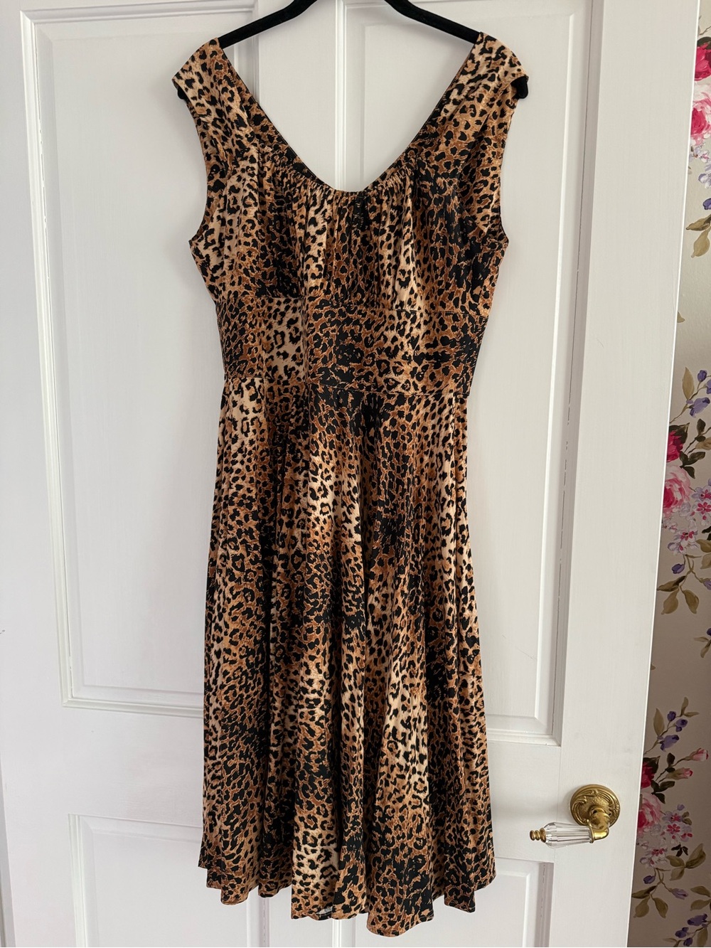Trashy Diva Leopard Norma Jean Sleeveless Fit-and-Flare Dress - Picture 6 of 10